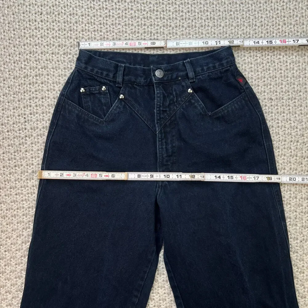 Vintage Western Rockies‎ Rocky Mountain Black Yoke Jeans - Size 24 x 29.5
